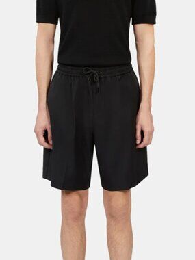 NWT The Kooples Navy wool Bermuda shorts Size French 38